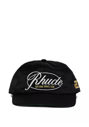 RHUDE Sports Club trucker hat - Black