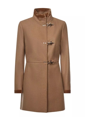 Fay double-breasted toggle coat - Neutrals