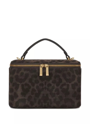 POTAMY leopard-print mini bag - Brown