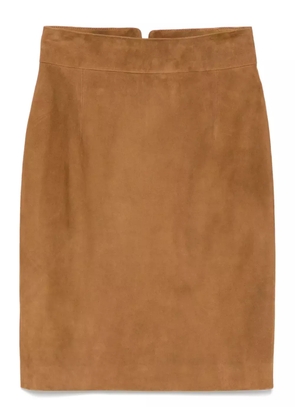 Tagliatore Lexa mini skirt - Brown