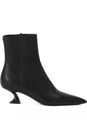 Lanvin pointed-toe sculpted-heel ankle boots - Black