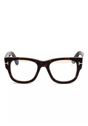 TOM FORD Eyewear Edel clip-on glasses - Brown