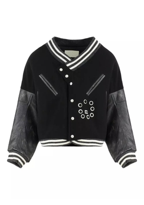 EZR long-sleeve bomber jacket - Black