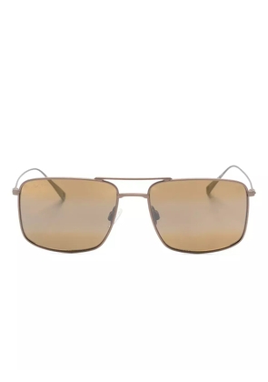 Maui Jim Aeko square-frame sunglasses - Gold