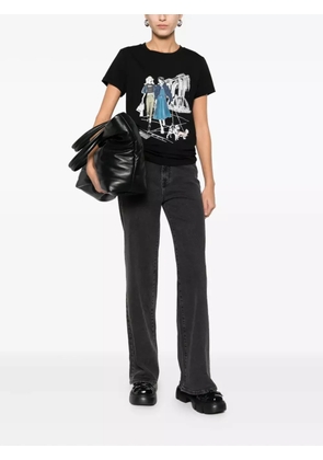 DKNY graphic-print T-shirt - Black