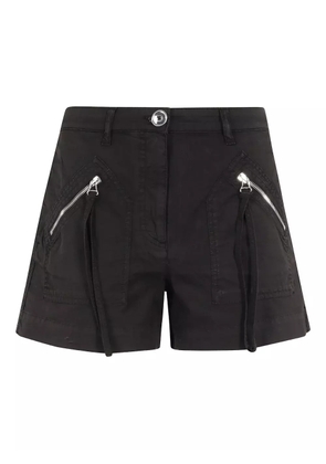 PINKO zip-details shorts - Black