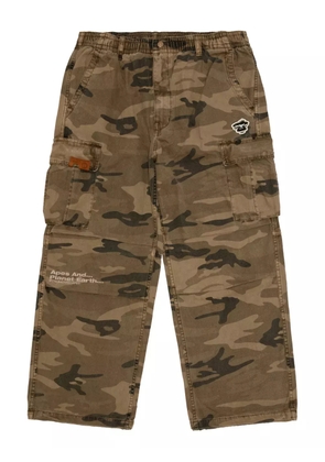 AAPE BY *A BATHING APE® camouflage-pattern trousers - Neutrals