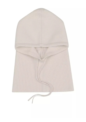POTAMY hooded tie hat - Neutrals