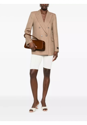 ERMANNO FIRENZE double-breasted striped blazer - Neutrals