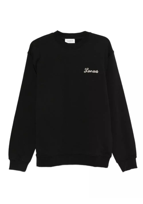 Laneus logo-embroidered sweatshirt - Black