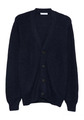 Cruciani ribbed cardigan - Blue