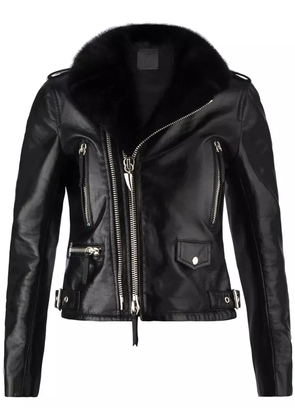 Giuseppe Zanotti Amelia leather biker jacket - Black