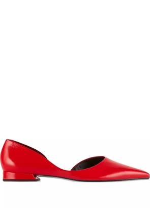 Hogl Vivien pointed-toe ballet flats - Red