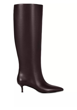 POTAMY leather knee-high boots - Brown