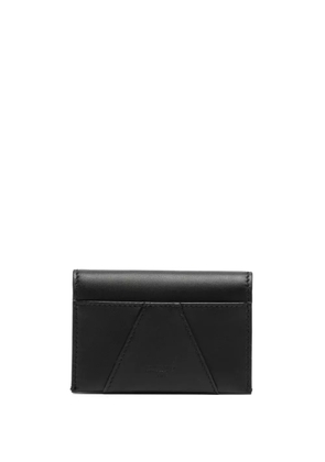 Bally logo-stamp leather wallet - Black