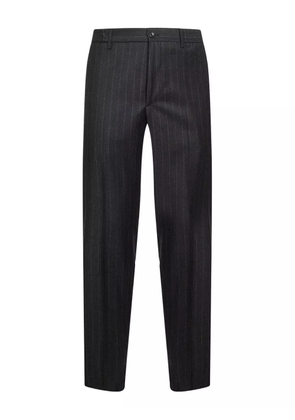 Tagliatore pinstripe welt-pockets trousers - Grey