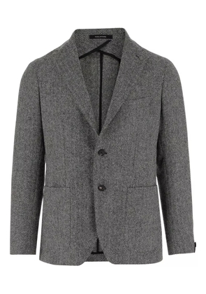 Tagliatore herringbone blazer - Grey