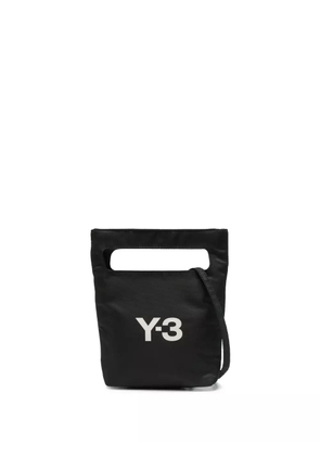 Y-3 mini logo-print tote bag - Black