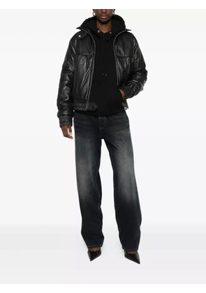 Gimaguas zip-up smocked jacket - Black