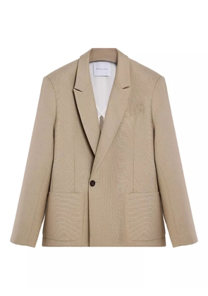 Domaine Des Artistes double-breasted patch-pocket jacket - Neutrals