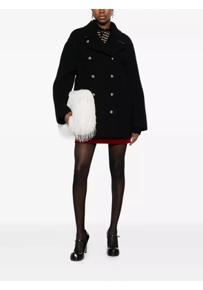 Nº21 double-breasted coat - Black