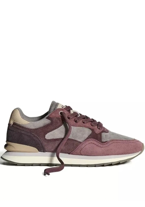 Hoff panelled lace-up sneakers - Purple