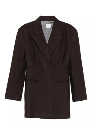 Alysi wool blazer - Brown