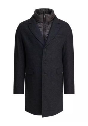 Herno button herringbone coat - Grey