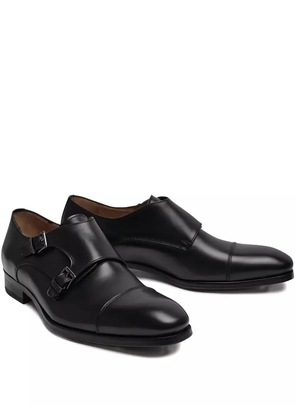 LOJA DAS MEIAS buckle strap monk shoes - Black