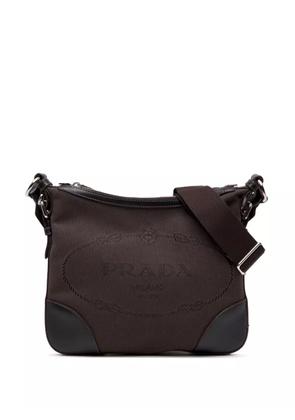 Prada Pre-Owned 2000-2025 Canvas Canapa Logo crossbody bag - Brown
