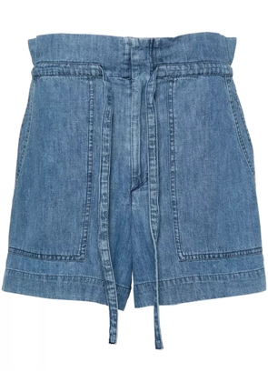 MARANT ÉTOILE Ipolyte cotton shorts - Blue