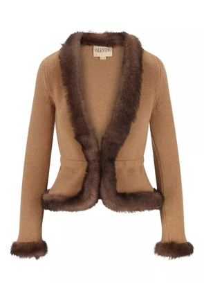 Valentino Garavani cashmere jacket - Brown