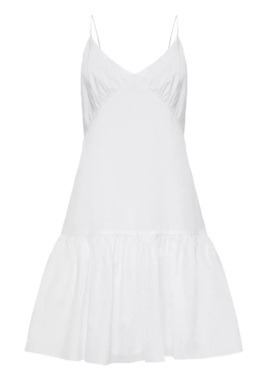 12 STOREEZ open-back organic-cotton minidress - White