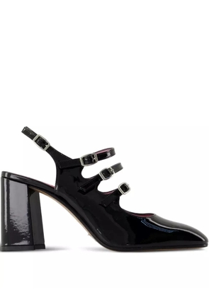 Carel Paris 60mm Carel patent leather buckle pumps - Black