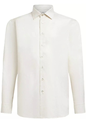 ETRO paisley-print cotton shirt - White