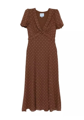 Reformation Michelle dress - Brown