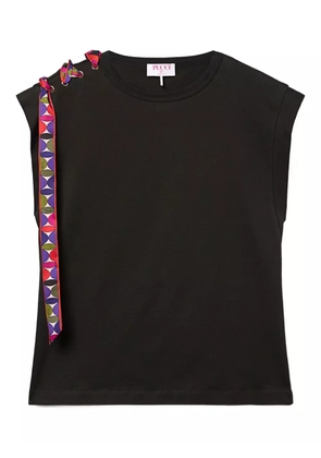PUCCI print-detailed top - Black