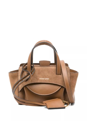 HIDESINS XS Flap tote bag - Brown