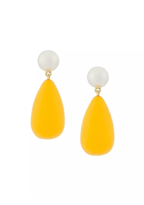 Eshvi teardrop earrings - Yellow
