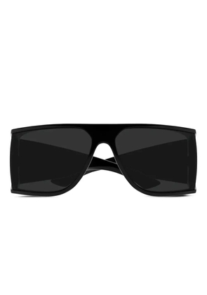 Saint Laurent Eyewear Injection shield-frame sunglasses - Black