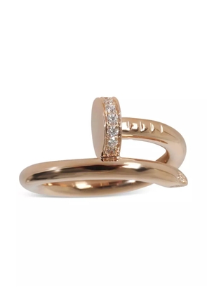 Cartier pre-owned 18kt rose gold Juste Un Clou diamond ring - Pink