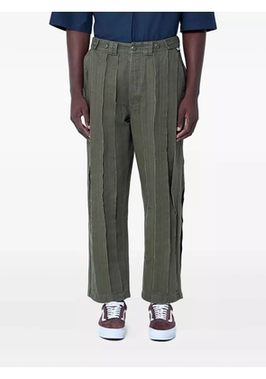 Vans panelled cotton trousers - Green