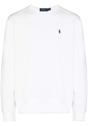 Polo Ralph Lauren embroidered logo sweatshirt - White