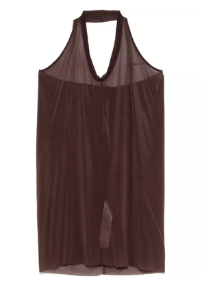 Rick Owens Halter T top - Brown