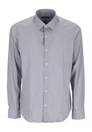 RAF MOORE pinstripe long-sleeves shirt - Grey