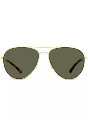 Smith Layback pilot-frame sunglasses - Gold