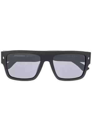 DSQUARED2 EYEWEAR debossed-logo sunglasses - Black