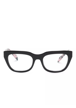 Prada Eyewear tortoiseshell-detail cat-eye glasses - Black