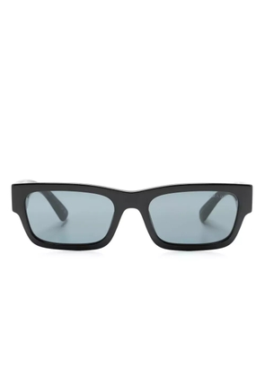 Prada Eyewear logo-engraved rectangle-frame sunglasses - Black