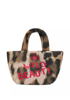 Vivienne Westwood leopard-print tote bag - Neutrals